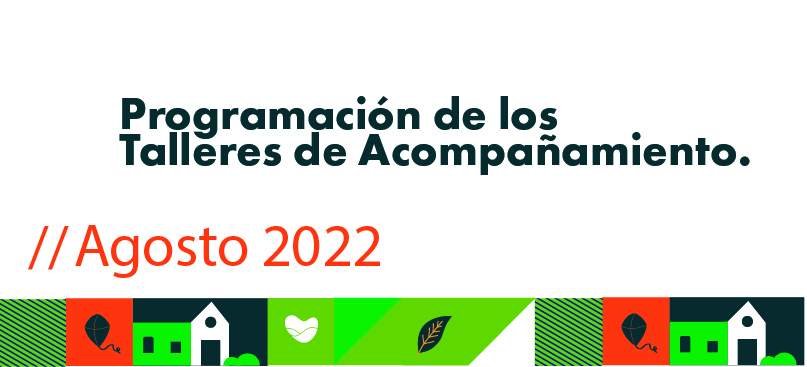 Banner programación talleres agosto 2022