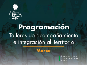 Programación de talleres marzo
