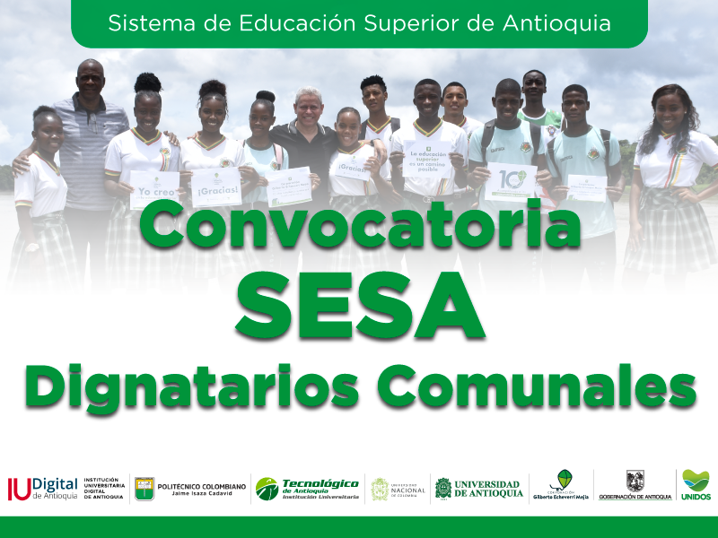 Texto: convocatoria SESA para dignatarios comunales