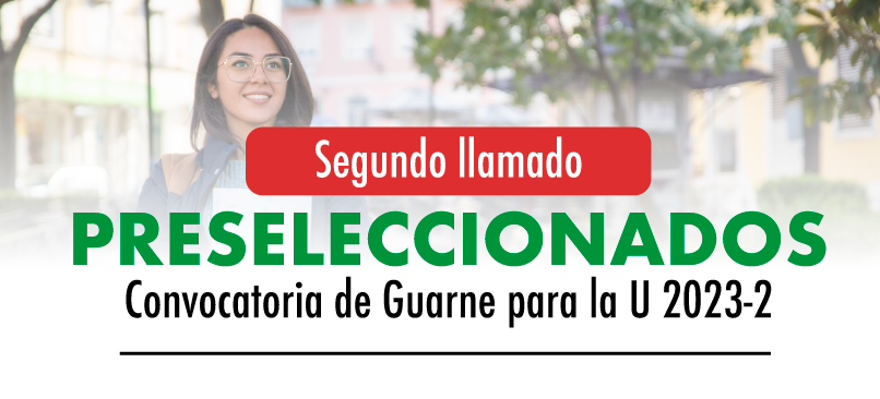 Segundo llamado preseleccionados Convocatoria de Guarne para la U 2023-2