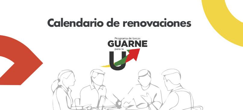 Logo Guarne para la U. Calendario de renovaciones